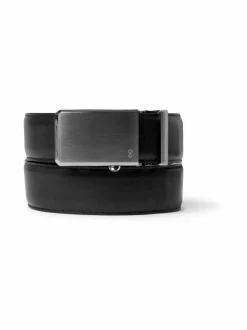 Plate Buckle -nahkavyö