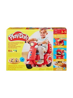 PLAY-DOH Leikkisetti Pitsalähetti skootterilla, 49 cm