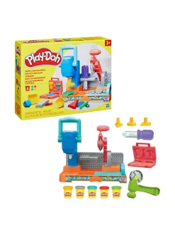 PLAY-DOH Leikkisetti Työkalupenkki Naulaa ja leimaa