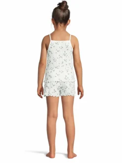 Pointelle- pyjamatoppi ja pyjamashortsit