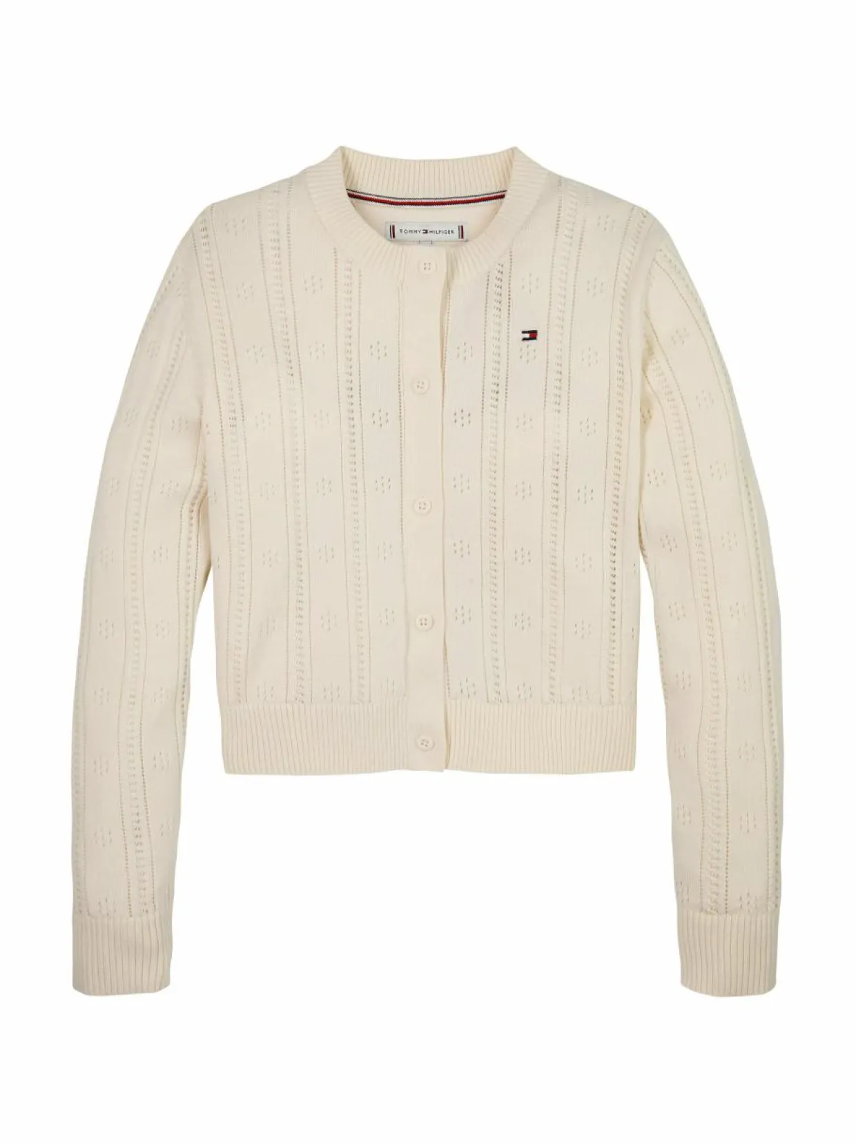 Pointelle-neuletakki