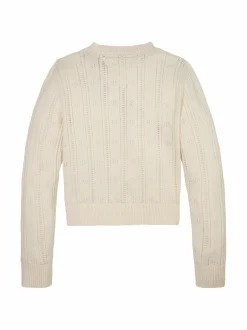 Pointelle-neuletakki