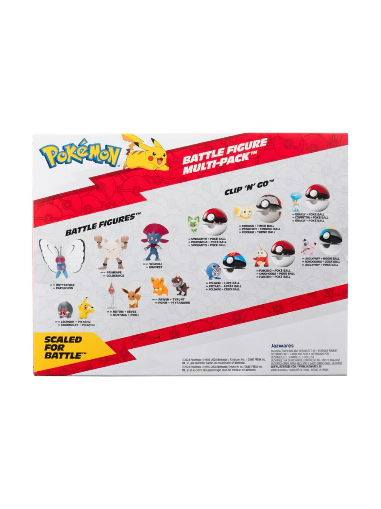 POKEMON Taisteluhahmot