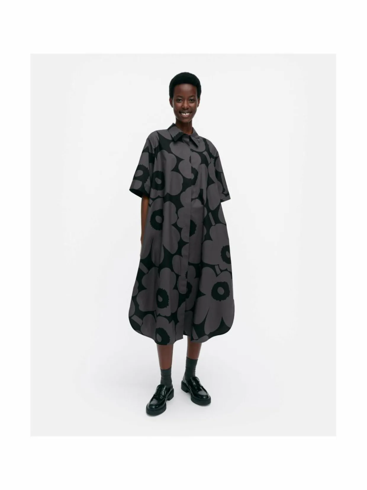 Popliini Unikko Cotton -mekko