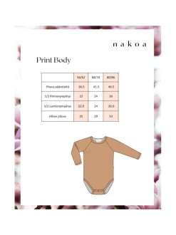 Print Body, Autumn Fog