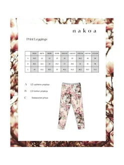 Print leggings, Garden of Lions