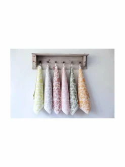 Puutarha- keittiöpyyhe/servietti pellavasekoitteesta