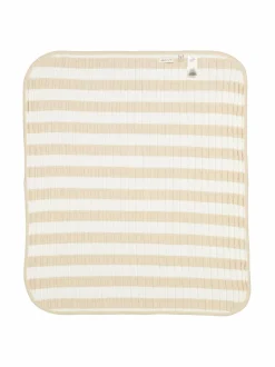 Puuvillainen palmikkoneuleviltti