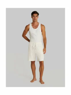 Pyjamashortsit pellavasekoitteesta