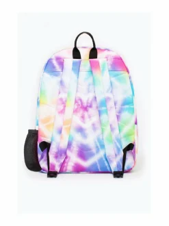 Rainbow heart tie dye -reppu