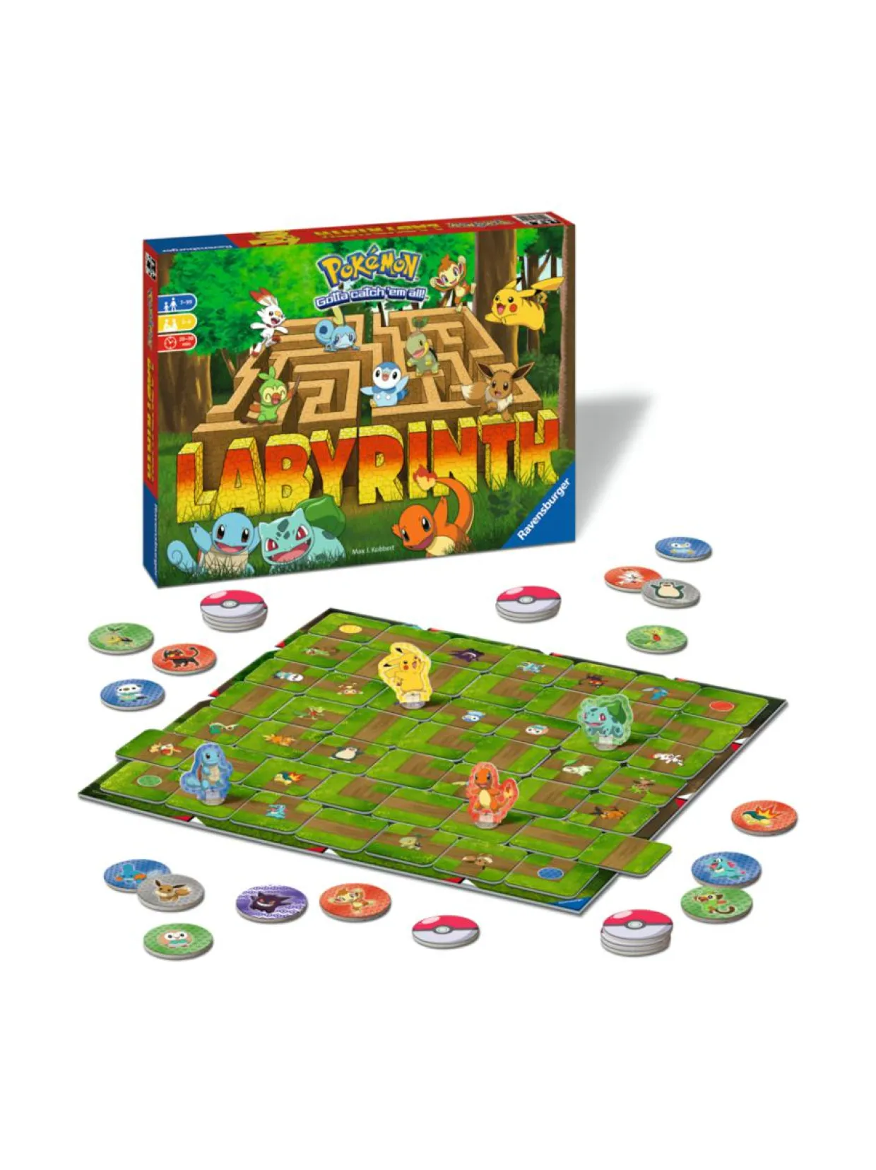 RAVENSBURGER lautapeli Pokémon Labyrintti