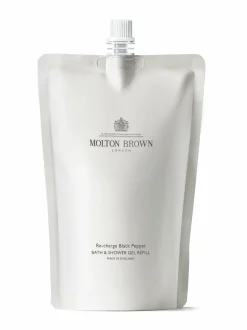 Re-charge Black Pepper Bath & Shower Gel -suihkugeeli, täyttöpakkaus 400 ml