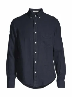 Regular Fit Garment Dyed -pellavapaita