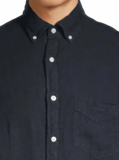 Regular Fit Garment Dyed -pellavapaita