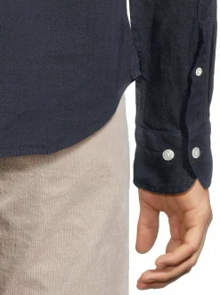 Regular Fit Garment Dyed -pellavapaita