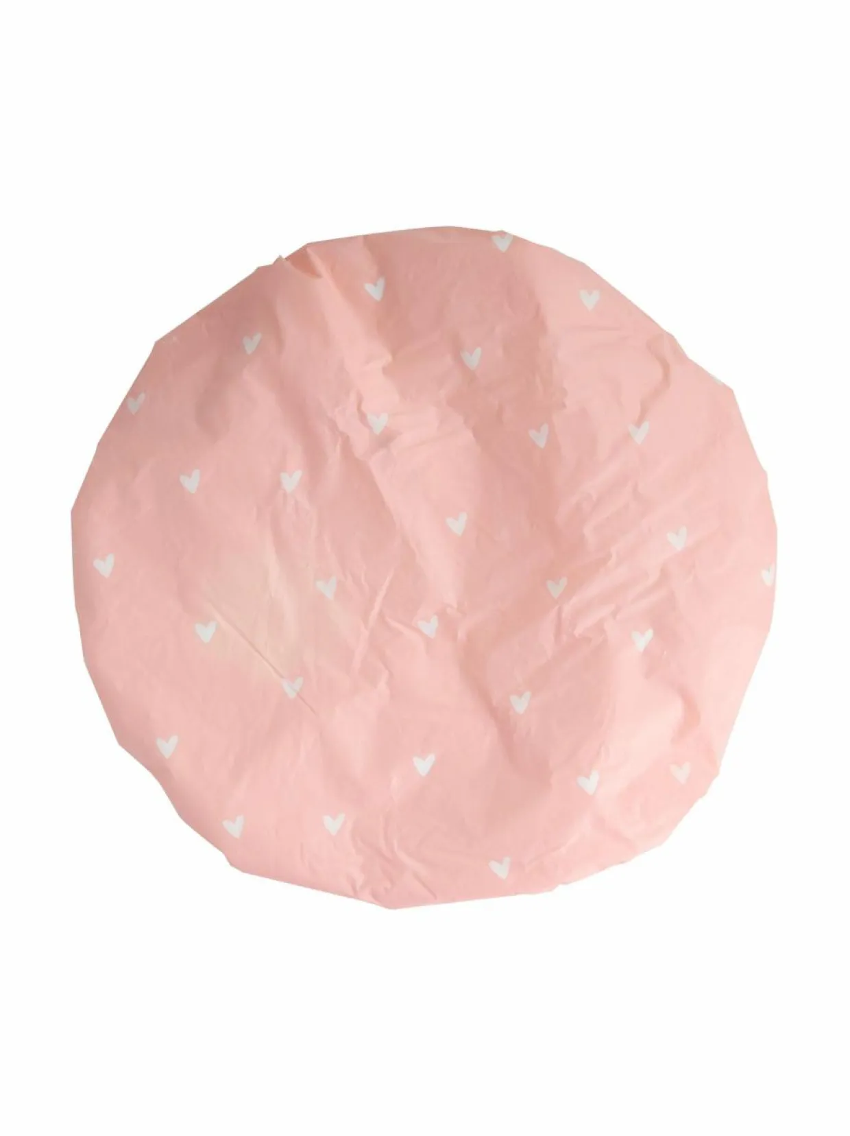 Reversible Shower Cap Heart Pattern -suihkumyssy