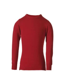 Ruskovilla aluspaita - villa punainen