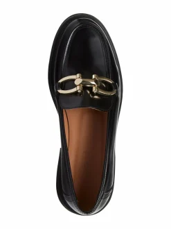 Samantha big chain -nahkaloaferit