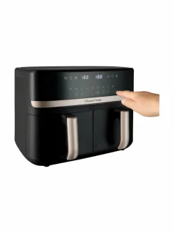 Satisfry Dual Basket 9l Airfryer -kiertoilmakypsennin