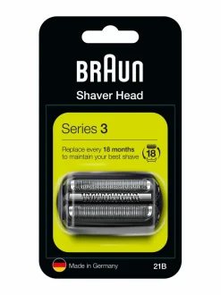 Series 3 21B -parranajokoneen teräverkko ja terät