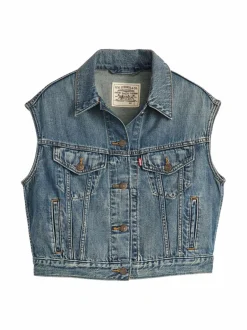 Shrunken 90's -farkkuliivi