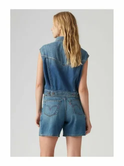 Shrunken 90's -farkkuliivi