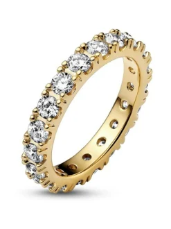 Säihkyvä rivi -sormus Sparkling Row Eternity Ring 160050C01