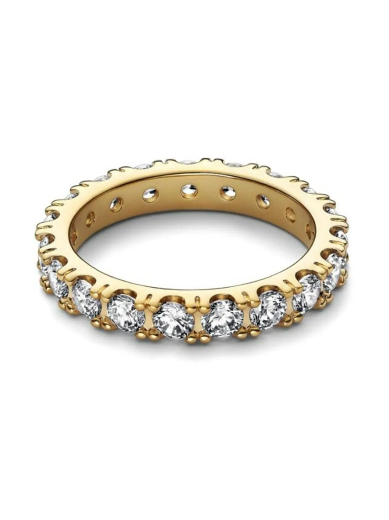 Säihkyvä rivi -sormus Sparkling Row Eternity Ring 160050C01