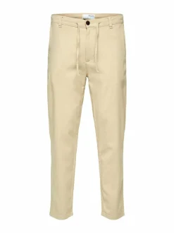 SlhSlimtape Brody -pellavasekoitehousut