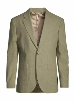 Slim Fit Linen Cotton -puvuntakki