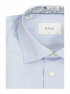 Slim Fit Paisley Effect -kauluspaita