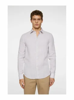 Slim Linen Melange -kauluspaita