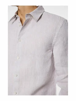 Slim Linen Melange -kauluspaita