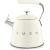 Smeg viheltävä vesipannu WKF01CR, kermanvalkoinen