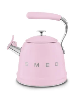 Smeg viheltävä vesipannu WKF01PK, vaaleanpunainen