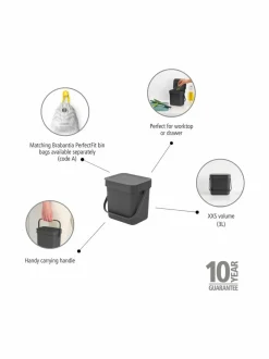 Sort & Go -roskakori 3 l