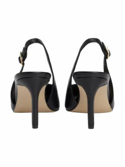 Squared Toe Slingback -nahka-avokkaat