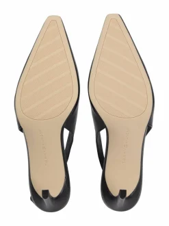 Squared Toe Slingback -nahka-avokkaat
