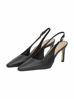 Squared Toe Slingback -nahka-avokkaat
