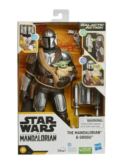 STAR WARS Interaktiivinen toimintahahmo Galactic Mandalorian ja Grogu, 30 cm