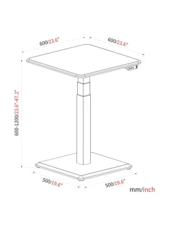 Stoo® Desk Single Compact sähköpöytä - Musta