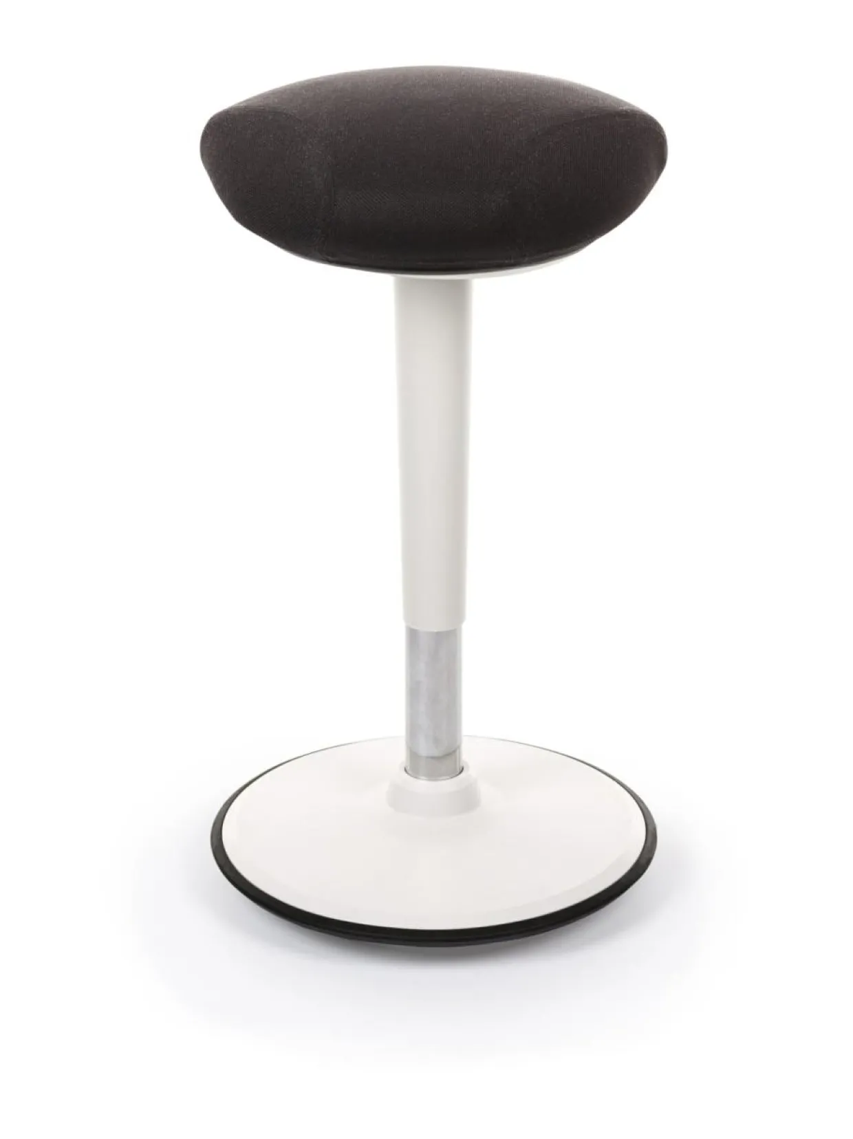 Stoo® Triangle aktiivituoli - Korkea 57 - 86 cm, valkoinen runko