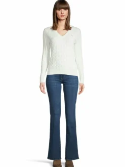 Stretch Cotton -palmikkoneulepusero