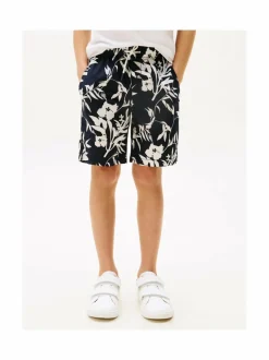 Stretch Poplin Printed -shortsit