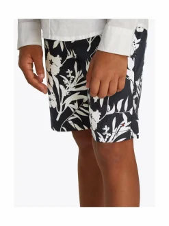 Stretch Poplin Printed -shortsit