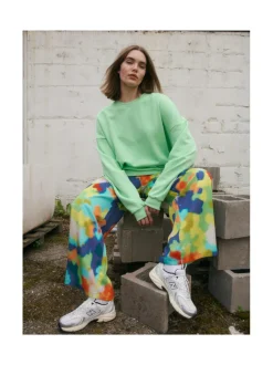 Superpower oversize-collegepaita, summer green, aikuiset