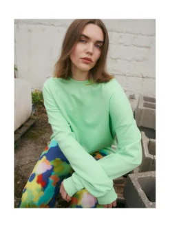 Superpower oversize-collegepaita, summer green, aikuiset