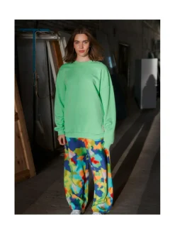 Superpower oversize-collegepaita, summer green, aikuiset