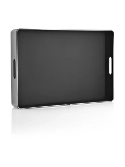 Tarjotin, korkealaitainen musta