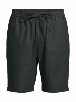 Taustin-puuvilla-pellavashortsit